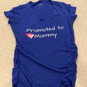 Promoted to mommy maternity shirt